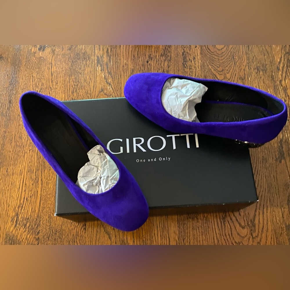 NEW Girotti Jewel Heeled Shoes, size 37/7